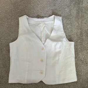 Madewell Linen Vest